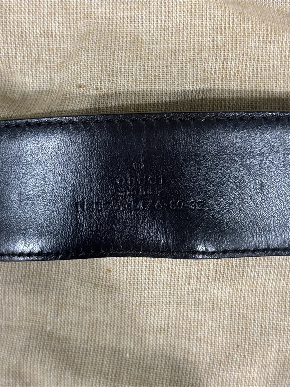 Gucci Brown Monogram GG Canvas Belt with Silver Interlocking GG Buckle